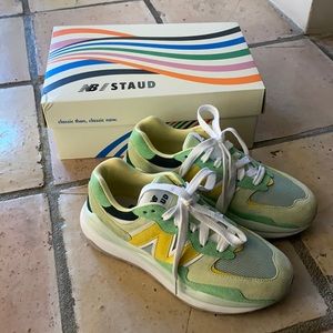 Staud new balance collaboration shows